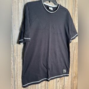 Gymshark Black and White Short Sleeve Tee